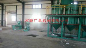 新疆塔城倪總榨油、精煉設(shè)備安裝